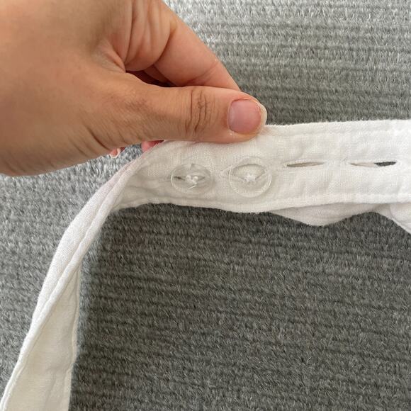 Abercrombie & Fitch Top Women S White Halter Neck Smocked Cropped Minimalist - Picture 4 of 7